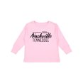 thumbnail image 1 of Inktastic From Nashville, Tennessee- State Capital Distressed Text Boys or Girls Long Sleeve Toddler T-Shirt, 1 of 5