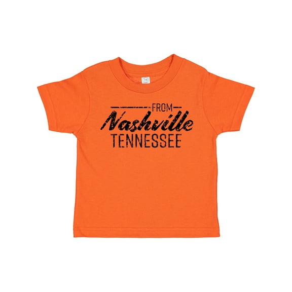 Inktastic From Nashville, Tennessee- State Capital Distressed Text Boys or Girls Toddler T-Shirt
