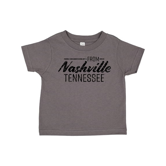 Inktastic From Nashville, Tennessee- State Capital Distressed Text Boys or Girls Toddler T-Shirt