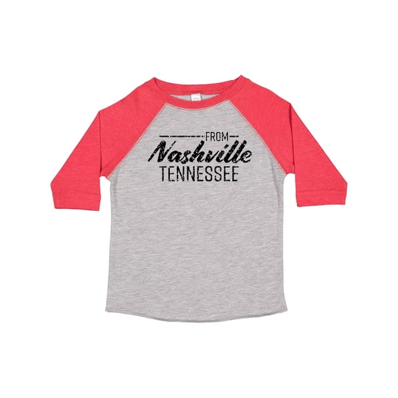 Inktastic From Nashville, Tennessee- State Capital Distressed Text Boys or Girls Toddler T-Shirt