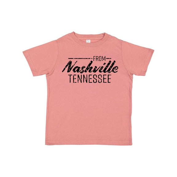 Inktastic From Nashville, Tennessee- State Capital Distressed Text Boys or Girls Toddler T-Shirt