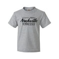 thumbnail image 1 of Inktastic From Nashville, Tennessee- State Capital Distressed Text Youth T-Shirt, 1 of 5