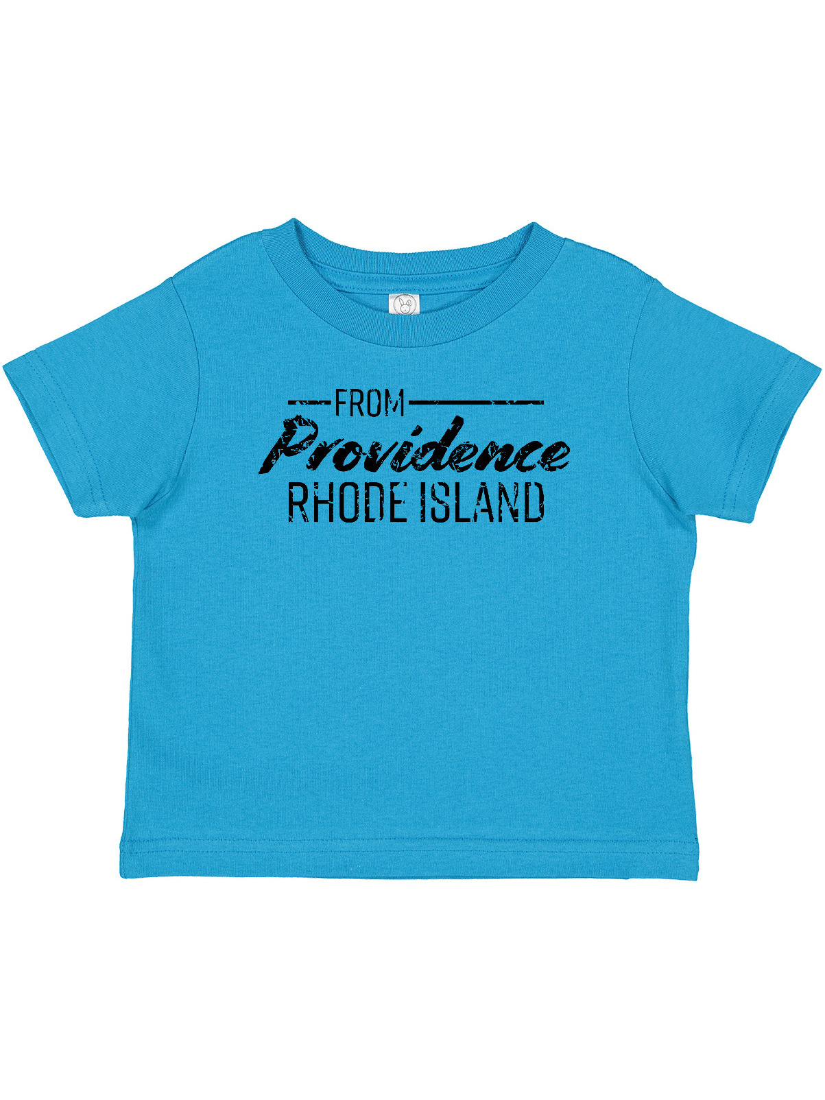 Inktastic From Providence Rhode Island in Black Distressed Text Boys or