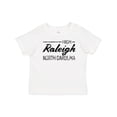 thumbnail image 1 of Inktastic From Raleigh North Carolina in Black Distressed Text Boys or Girls Baby T-Shirt, 1 of 5