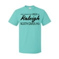 thumbnail image 1 of Inktastic From Raleigh North Carolina in Black Distressed Text T-Shirt, 1 of 5
