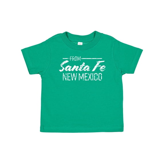 Inktastic From Santa Fe New Mexico in White Distressed Text Boys or Girls Baby T-Shirt