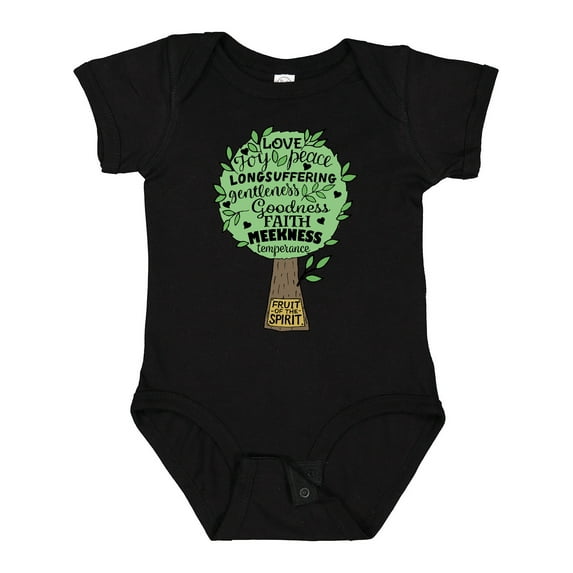 Inktastic Fruit of the Spirit Bible Quote Boys or Girls Baby Bodysuit