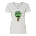 thumbnail image 1 of Inktastic Fruit of the Spirit Bible Quote Women's V-Neck T-Shirt, 1 of 5