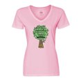 thumbnail image 1 of Inktastic Fruit of the Spirit Bible Quote Women's V-Neck T-Shirt, 1 of 5