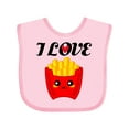 thumbnail image 1 of Inktastic Fry Lover I Love French Fries Boys or Girls Baby Bib, 1 of 4