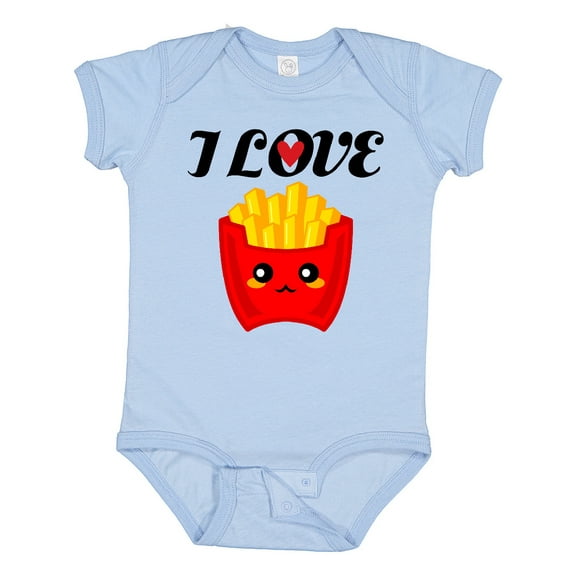 Inktastic Fry Lover I Love French Fries Boys or Girls Baby Bodysuit