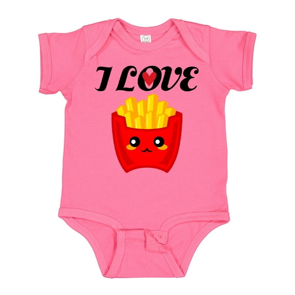 Inktastic Fry Lover I Love French Fries Boys or Girls Baby Bodysuit