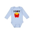 thumbnail image 1 of Inktastic Fry Lover I Love French Fries Boys or Girls Long Sleeve Baby Bodysuit, 1 of 5