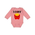 thumbnail image 1 of Inktastic Fry Lover I Love French Fries Boys or Girls Long Sleeve Baby Bodysuit, 1 of 5