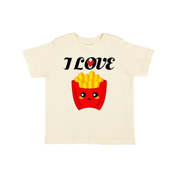 Inktastic Fry Lover I Love French Fries Boys or Girls Toddler T-Shirt
