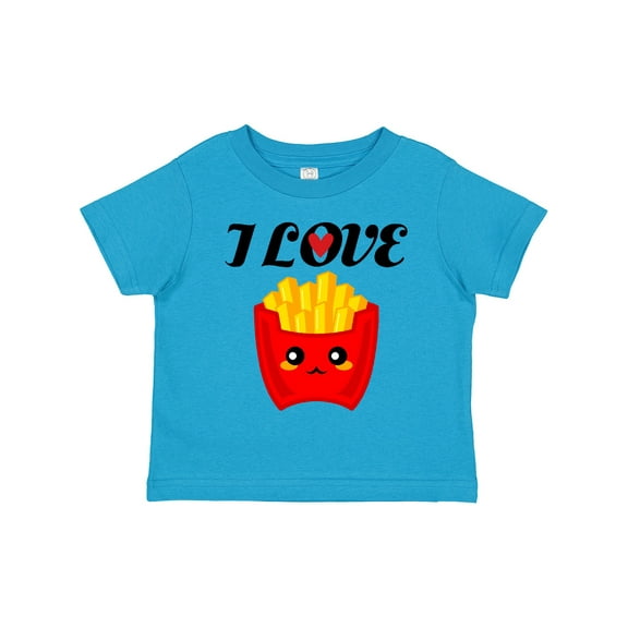 Inktastic Fry Lover I Love French Fries Boys or Girls Toddler T-Shirt