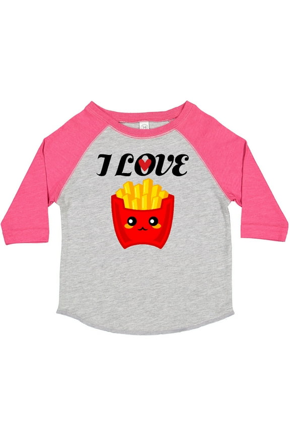 Fry Lover I Love French Fries Boys or Girls Toddler T-Shirt