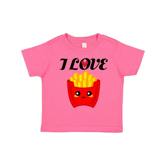 Inktastic Fry Lover I Love French Fries Boys or Girls Toddler T-Shirt