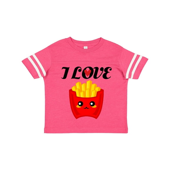 Inktastic Fry Lover I Love French Fries Boys or Girls Toddler T-Shirt
