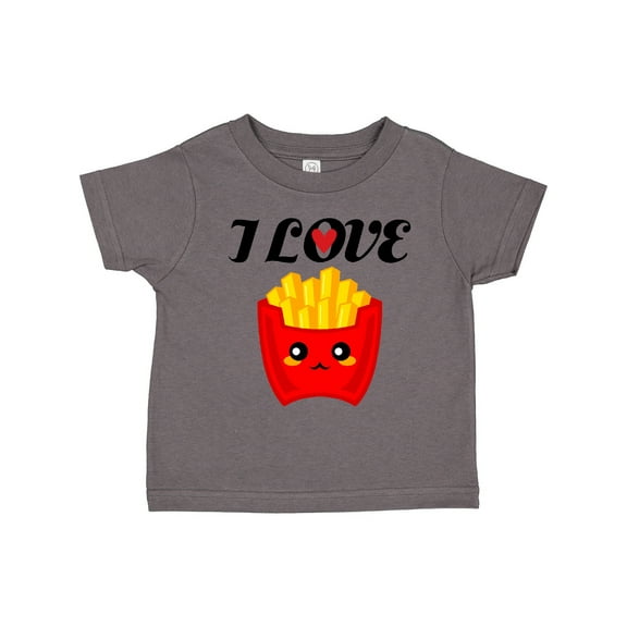 Inktastic Fry Lover I Love French Fries Boys or Girls Toddler T-Shirt