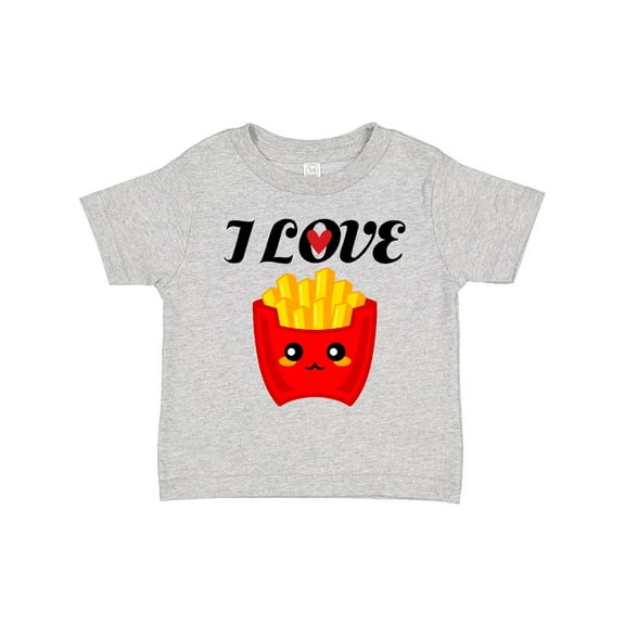 Inktastic Fry Lover I Love French Fries Boys or Girls Toddler T-Shirt