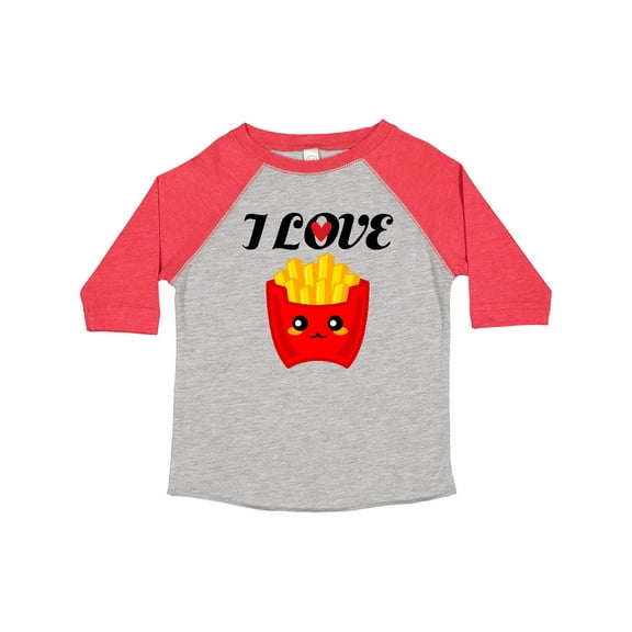 Inktastic Fry Lover I Love French Fries Boys or Girls Toddler T-Shirt