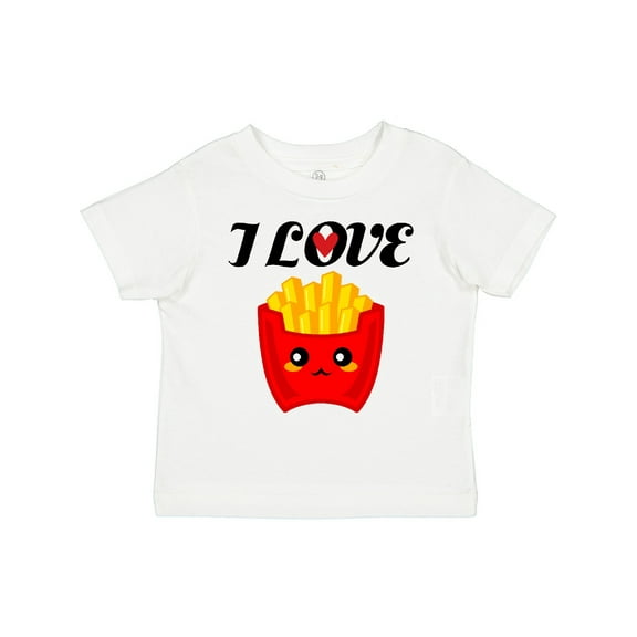 Inktastic Fry Lover I Love French Fries Boys or Girls Toddler T-Shirt