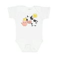 thumbnail image 1 of Inktastic Fun Farm Animals- Cow, Pig, Chick Boys or Girls Baby Bodysuit, 1 of 5