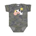 thumbnail image 1 of Inktastic Fun Farm Animals- Cow, Pig, Chick Boys or Girls Baby Bodysuit, 1 of 5