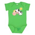 thumbnail image 1 of Inktastic Fun Farm Animals- Cow, Pig, Chick Boys or Girls Baby Bodysuit, 1 of 5