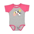 thumbnail image 1 of Inktastic Fun Farm Animals- Cow, Pig, Chick Boys or Girls Baby Bodysuit, 1 of 5