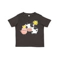 thumbnail image 1 of Inktastic Fun Farm Animals Cow, Pig, Chick Boys or Girls Toddler T-Shirt, 1 of 5