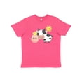 thumbnail image 1 of Inktastic Fun Farm Animals- cow, pig, chick Youth T-Shirt, 1 of 5