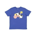 thumbnail image 1 of Inktastic Fun Farm Animals- cow, pig, chick Youth T-Shirt, 1 of 5