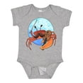 thumbnail image 1 of Inktastic Fun Fiddler Crab with Violin and Mustache Boys or Girls Baby Bodysuit, 1 of 5