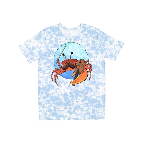 Inktastic Fun Fiddler Crab with Violin and Mustache T-Shirt