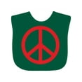 thumbnail image 1 of Inktastic Fun Red Peace Sign Boys or Girls Baby Bib, 1 of 4