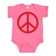 thumbnail image 1 of Inktastic Fun Red Peace Sign Boys or Girls Baby Bodysuit, 1 of 5