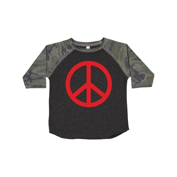 Inktastic Fun Red Peace Sign Boys or Girls Toddler T-Shirt