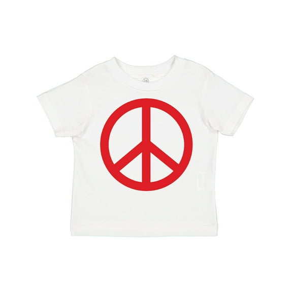 Inktastic Fun Red Peace Sign Boys or Girls Toddler T-Shirt