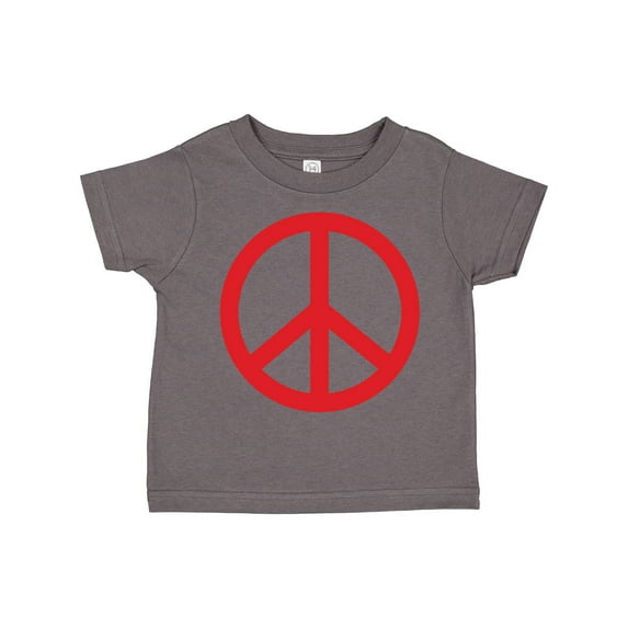 Inktastic Fun Red Peace Sign Boys or Girls Toddler T-Shirt