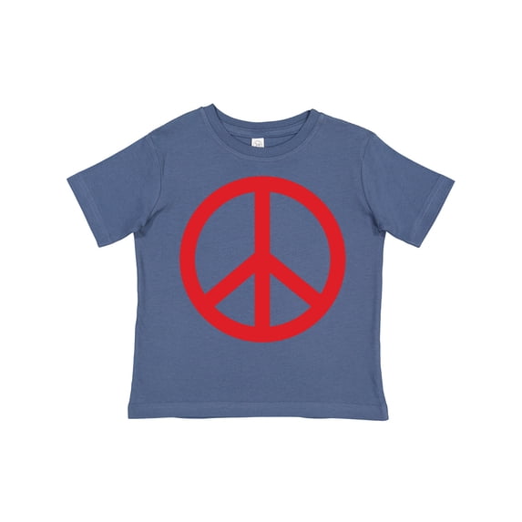 Inktastic Fun Red Peace Sign Boys or Girls Toddler T-Shirt