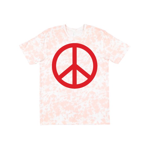 Inktastic Fun Red Peace Sign T-Shirt