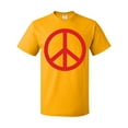 thumbnail image 1 of Inktastic Fun Red Peace Sign T-Shirt, 1 of 5