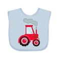 thumbnail image 1 of Inktastic Fun Red Tractor Boys or Girls Baby Bib, 1 of 4