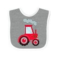thumbnail image 1 of Inktastic Fun Red Tractor Boys or Girls Baby Bib, 1 of 4