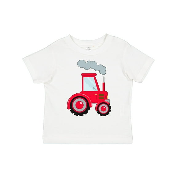 Inktastic Fun Red Tractor Boys or Girls Toddler T-Shirt