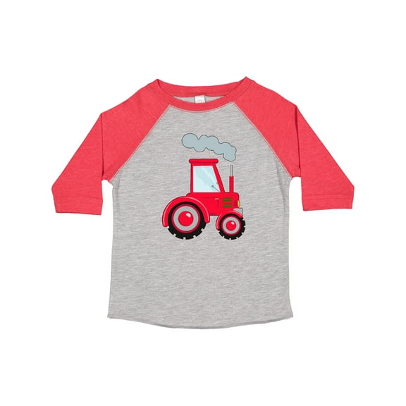 Inktastic Fun Red Tractor Boys or Girls Toddler T-Shirt