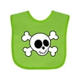 thumbnail image 1 of Inktastic Fun Skull and Crossbones Boys or Girls Baby Bib, 1 of 4
