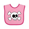 thumbnail image 1 of Inktastic Fun Skull and Crossbones Boys or Girls Baby Bib, 1 of 4